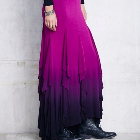 ISO!!! Size S, M or L FP Ombre Venus Ruffle Skirt - Picture 3 of 7